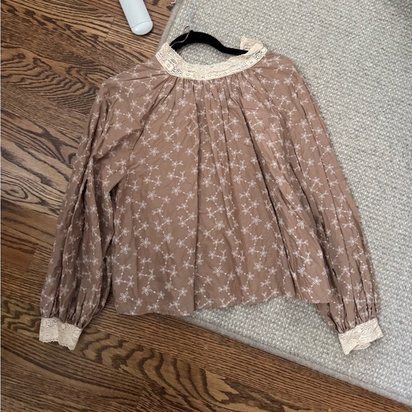Zara Embroidered Blouse Sz. S - Picture 1 of 5